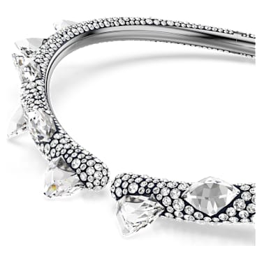 Sublima choker, White, Ruthenium plated - Swarovski, 5723286
