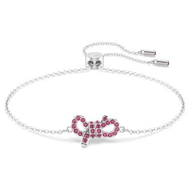 Zapestnica Lifelong Bow, Pentlja, Roza, Prevleka iz rodija - Swarovski, 5723553