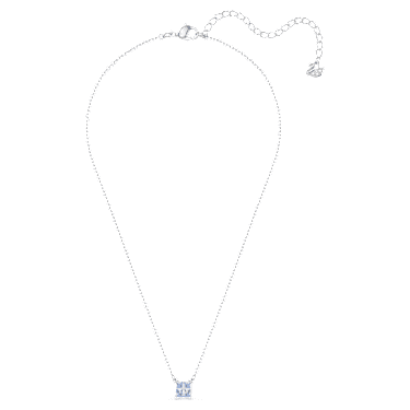 Matrix Anhänger, Kissenschliff, Blau, Rhodiniert - Swarovski, 5723568