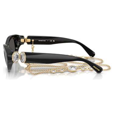 Occhiali da sole, Forma a cuscino, Neri - Swarovski, 5724502