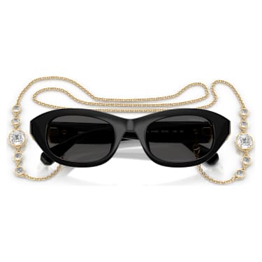 Sonnenbrille, Kissenform, Schwarz - Swarovski, 5724502
