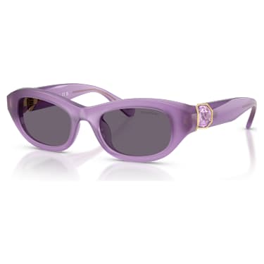 Sončna očala, Oblika blazine, Vijoličasta - Swarovski, 5724503