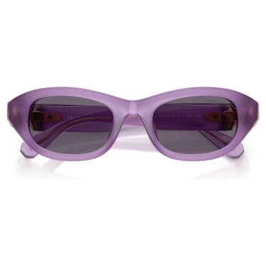 Gafas de sol, Talla cojín, Moradas - Swarovski, 5724503