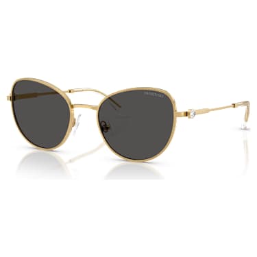 Sunglasses, Cat-Eye shape, Grey - Swarovski, 5724504