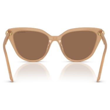 Sonnenbrille, Cat-eye-Form, Beige - Swarovski, 5724506