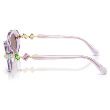 선글라스, 타원형 모양, 퍼플 - Swarovski, 5724508