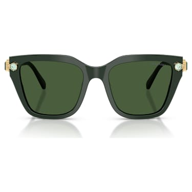 Sunglasses, Square shape, Green - Swarovski, 5724509