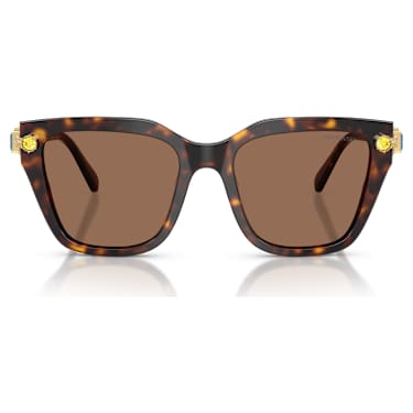 Gafas de sol, Forma cuadrada, Marrones - Swarovski, 5724510