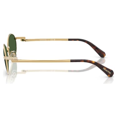Sunglasses, Oval shape, Green - Swarovski, 5724511