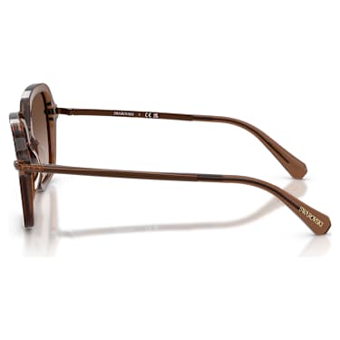 Sunglasses, Square shape, Brown - Swarovski, 5724512