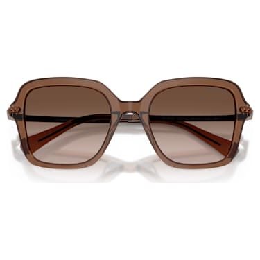 Sunglasses, Square shape, Brown - Swarovski, 5724512