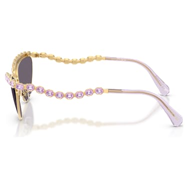 アリアナグランデ着用 SWAROVSKI スワロフスキー キャッツアイサングラス サングラス, キャッツアイシェイプ, パープル | Swarovski