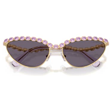 Gafas de sol, Forma de ojo de gato, Moradas - Swarovski, 5724513