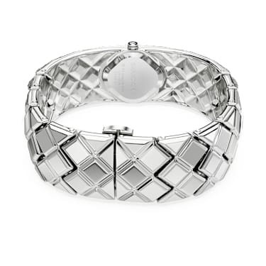 Curiosa Bangle watch, Crystal bracelet, Silver tone, Stainless steel - Swarovski, 5724515