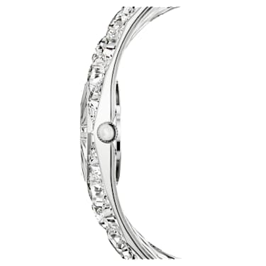 Curiosa Bangle watch, Crystal bracelet, Silver tone, Stainless steel - Swarovski, 5724515
