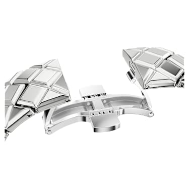 Curiosa Bangle watch, Crystal bracelet, Silver tone, Stainless steel - Swarovski, 5724515