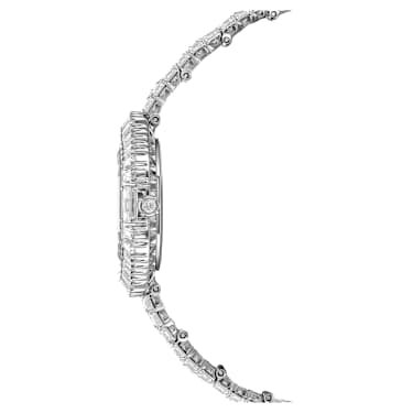 Matrix Octagon 手錶, 長方形切割, 金屬手鏈, 銀色, 不銹鋼 - Swarovski, 5724516