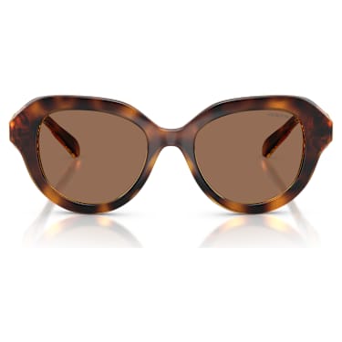 Occhiali da sole, Forma rotonda, Marroni - Swarovski, 5724613