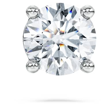 Eternity 스터드 이어링, 랩 그로운 다이아몬드 0.5ct tw, 싱글, 라운드 쉐입, 18K 화이트 골드 - Swarovski, 5725107