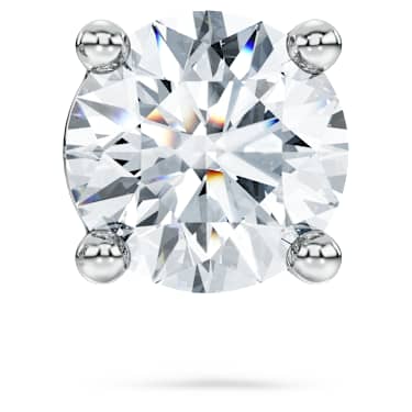 Pecková náušnice Eternity, Laboratorně pěstované diamanty 0,5 ct tw, Samostatný, Kulatý tvar, 18K bílé zlato - Swarovski, 5725107