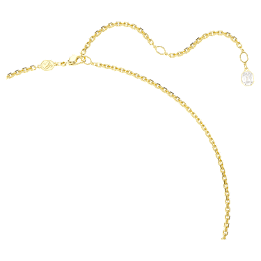 Pendentif Millenia, Taille octogonale, Caramel, Doré à l’or 18 carats (750/1000) - Swarovski, 5725752