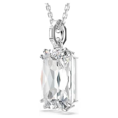 Millenia Anhänger, Oktagon-Schliff, Weiß, Rhodiniert - Swarovski, 5725768