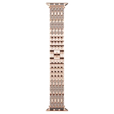 Princess-Armband, Für die Apple Watch® 40 mm & 41 mm, Roséfarben, Roségoldfarbenes Finish - Swarovski, 5725786