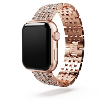 Princess-Armband, Für die Apple Watch® 40 mm & 41 mm, Roséfarben, Roségoldfarbenes Finish - Swarovski, 5725786