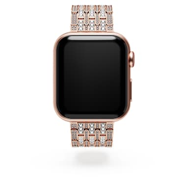 Princess-Armband, Für die Apple Watch® 40 mm & 41 mm, Roséfarben, Roségoldfarbenes Finish - Swarovski, 5725786