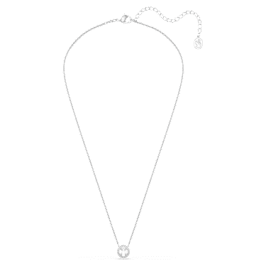 Anhänger, Rundschliff, Weiß, Rhodiniert - Swarovski, 5725800