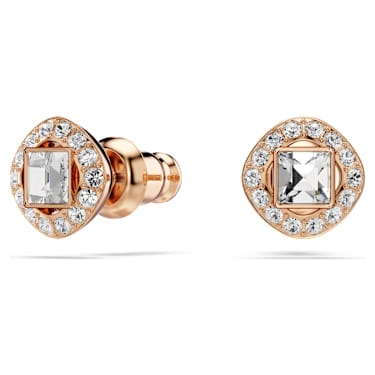 Set, Round cut, White, Rose gold-tone plated - Swarovski, 5725816