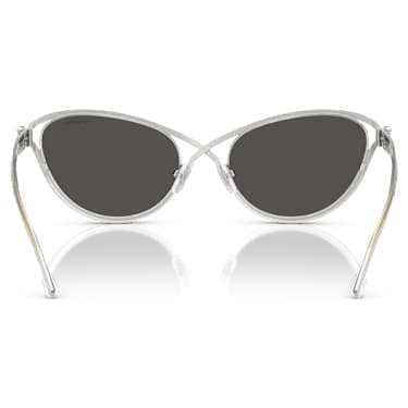 Lunettes de soleil, Style Cat-eye, SK7025, Ton argenté - Swarovski, 5727196