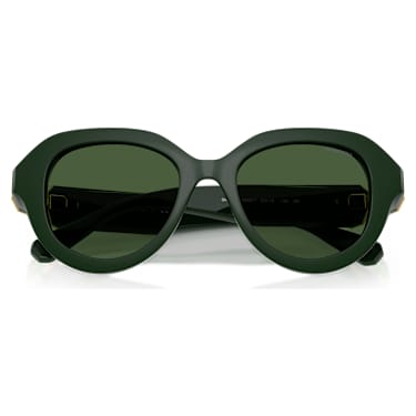 Sunglasses, Round shape, Green - Swarovski, 5727233