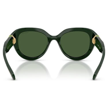 Sunglasses, Round shape, Green - Swarovski, 5727233