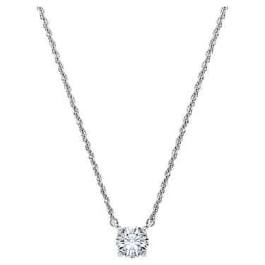 Pendente Eternity, Diamanti creati in laboratorio 0,5 ct tw, Forma rotonda, Argento sterling - Swarovski, 5728554