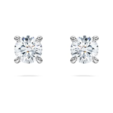 Eternity 耳釘, 總重 0.52 克拉培育鑽石, 圓形, 925 銀 - Swarovski, 5728555