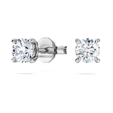 Eternity 耳釘, 總重 0.52 克拉培育鑽石, 圓形, 925 銀 - Swarovski, 5728555