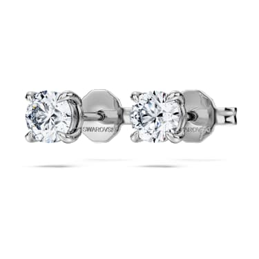 Eternity スタッドピアス, ラボラトリー・グロウン・ダイヤモンド 0.5 ct tw, ラウンドシェイプ, スターリングシルバー - Swarovski, 5728555