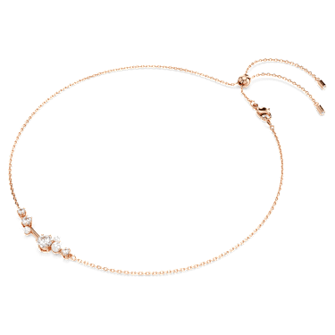 Constella 네크리스, 크리스털 펄, 라운드 컷, 화이트, 로즈골드 톤 플래팅 - Swarovski, 5729504