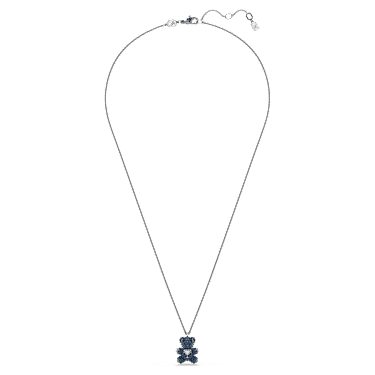 Teddy 펜던트, 테디, 블루, 루테늄 플래팅 - Swarovski, 5729822