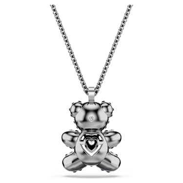 Teddy 펜던트, 테디, 블루, 루테늄 플래팅 - Swarovski, 5729822