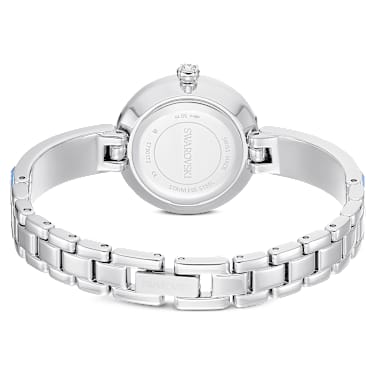 Orologio Matrix bangle, Fabbricato in Svizzera, Bracciale in cristallo, Blu, Acciaio inossidabile - Swarovski, 5730172
