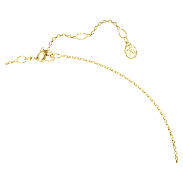 Eternity pendant, Lab-grown diamonds 1.0 ct tw, Octagon shape, 14K yellow gold - Swarovski, 5730453