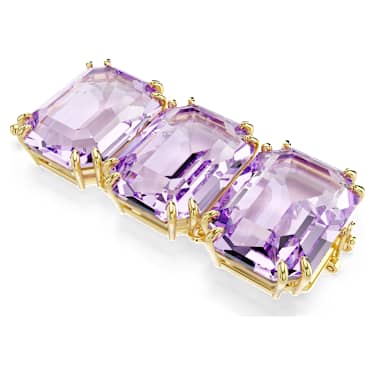 Lanț de alungire Millenia, Tăietură octogonală, Mov, Finisaj din aur de 18k - Swarovski, 5730919