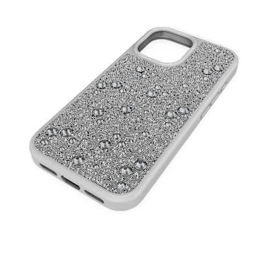 High 手機殼, 平底 Swarovski 水晶, iPhone® 17, 銀色 - Swarovski, 5731147