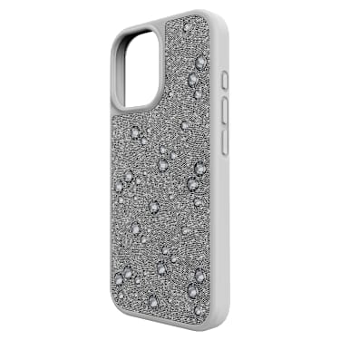 Etui na smartfona High, Kryształy typu Flat Back, iPhone® 17, W odcieniu srebra - Swarovski, 5731147