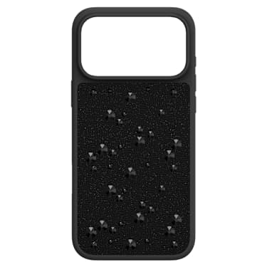 High Smartphone Schutzhülle, Flat Back Kristalle, iPhone® 17 Pro Max, Schwarz - Swarovski, 5731151