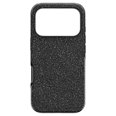 High smartphone case, iPhone® 17 Pro, Black - Swarovski, 5731154