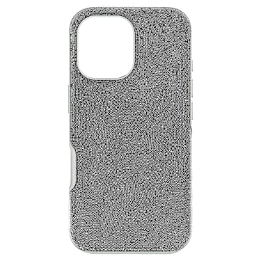 『びび』iPhone15ケース スワロフスキー High スマートフォンケース, iPhone® 17, シルバー系 | Swarovski