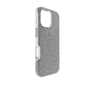 Funda para smartphone High, iPhone® 17, Tono plateado - Swarovski, 5731157